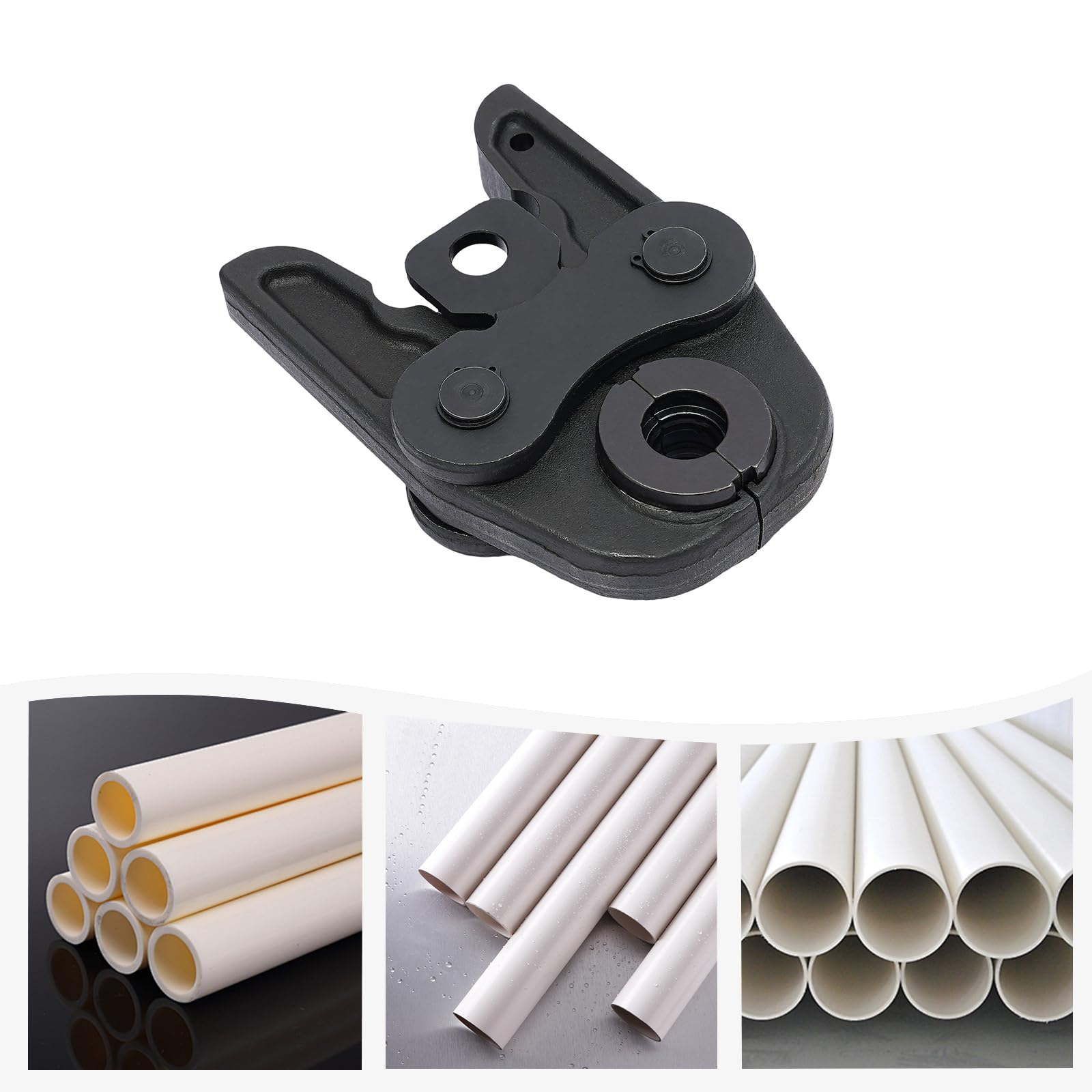 Pinza crimpatrice manuale con testa di pinza TH16-20-26-32, adatta per il collegamento di tubi in alluminio-plastica, tubi PEX, tubi PB con raccordi in rame, manicotti in rame e manicotti in acciaio