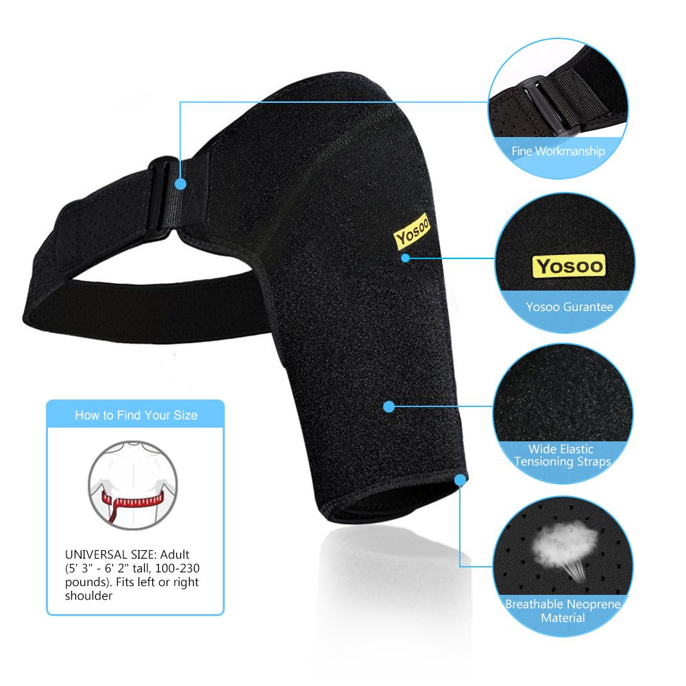 Buy Yosoo Shoulder Brace Breathable Neoprene Shoulder Support for