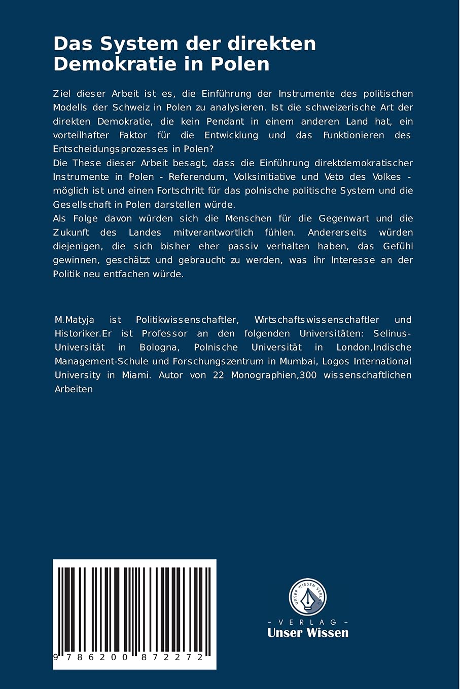 Das System der direkten Demokratie in Polen: Basierend auf dem politischen Modell der Schweiz