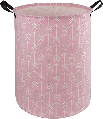 Cesta redonda para ropa sucia, cesta organizadora de lavandería, cesta de almacenamiento, caja de ropa, cesta de guardería, cesta de regalo con asas