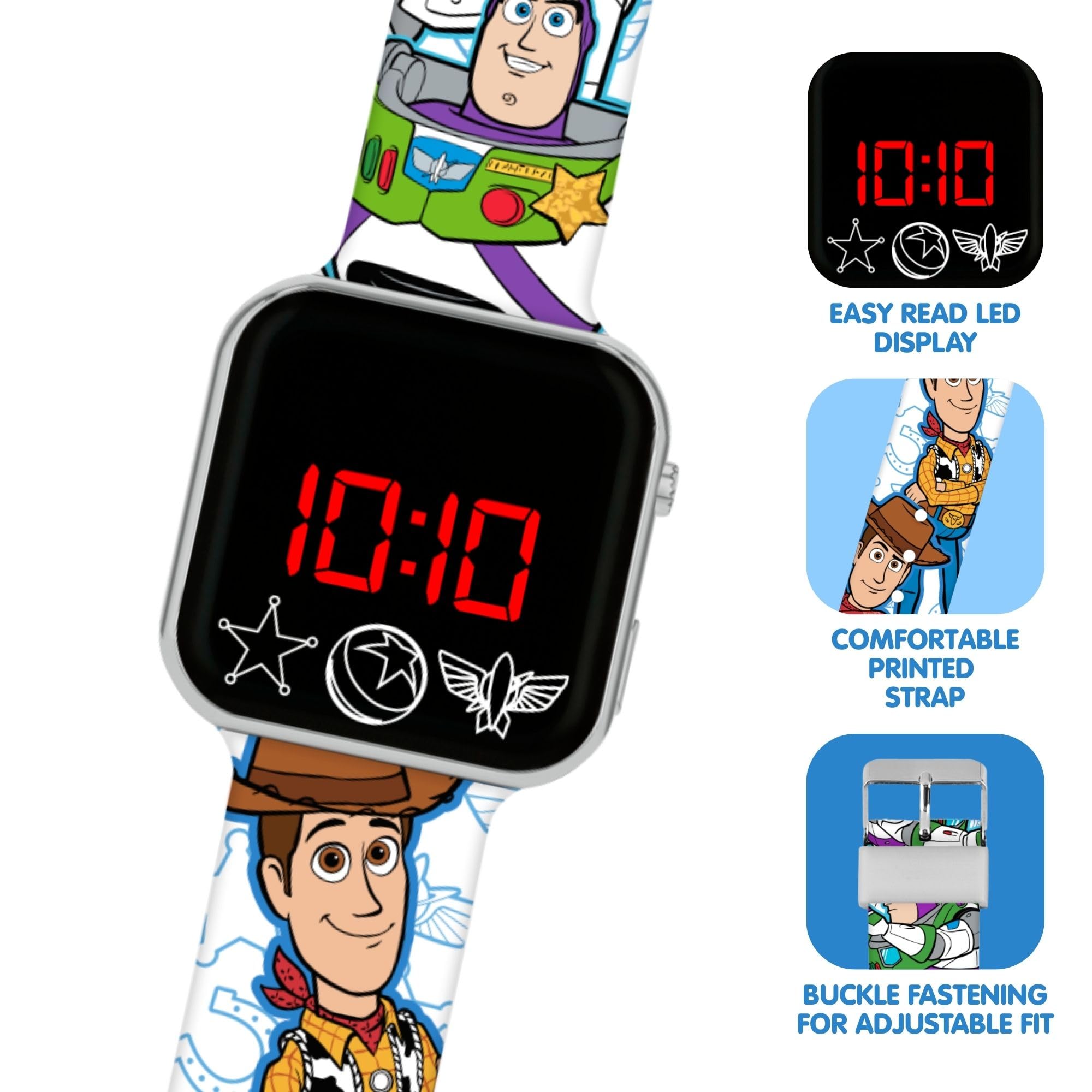 Disney Toy Story Buzz and Woody - Reloj LED
