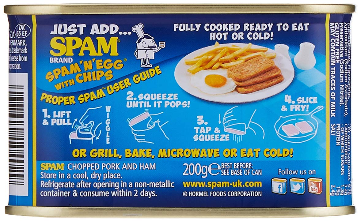 Spam Chopped Pork And Ham 200G