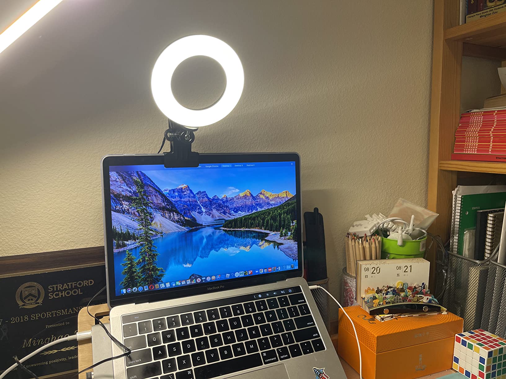 cyezcor ring lighting for zoom calls lifestyle