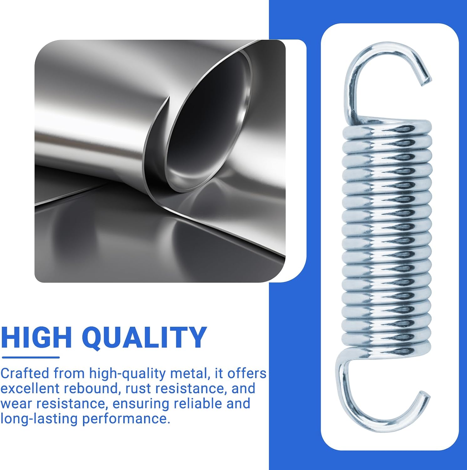 3-1/4 Inch Overall Length Extension Springs，9618 Extension Spring(2 Pack)