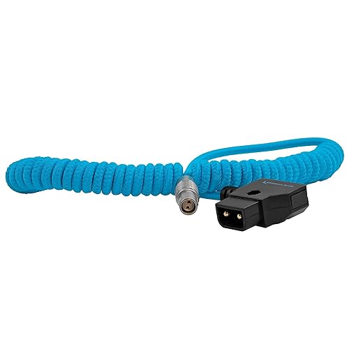 KONDOR BLUE | 14” to 29” Coiled D-Tap to 2-Pin