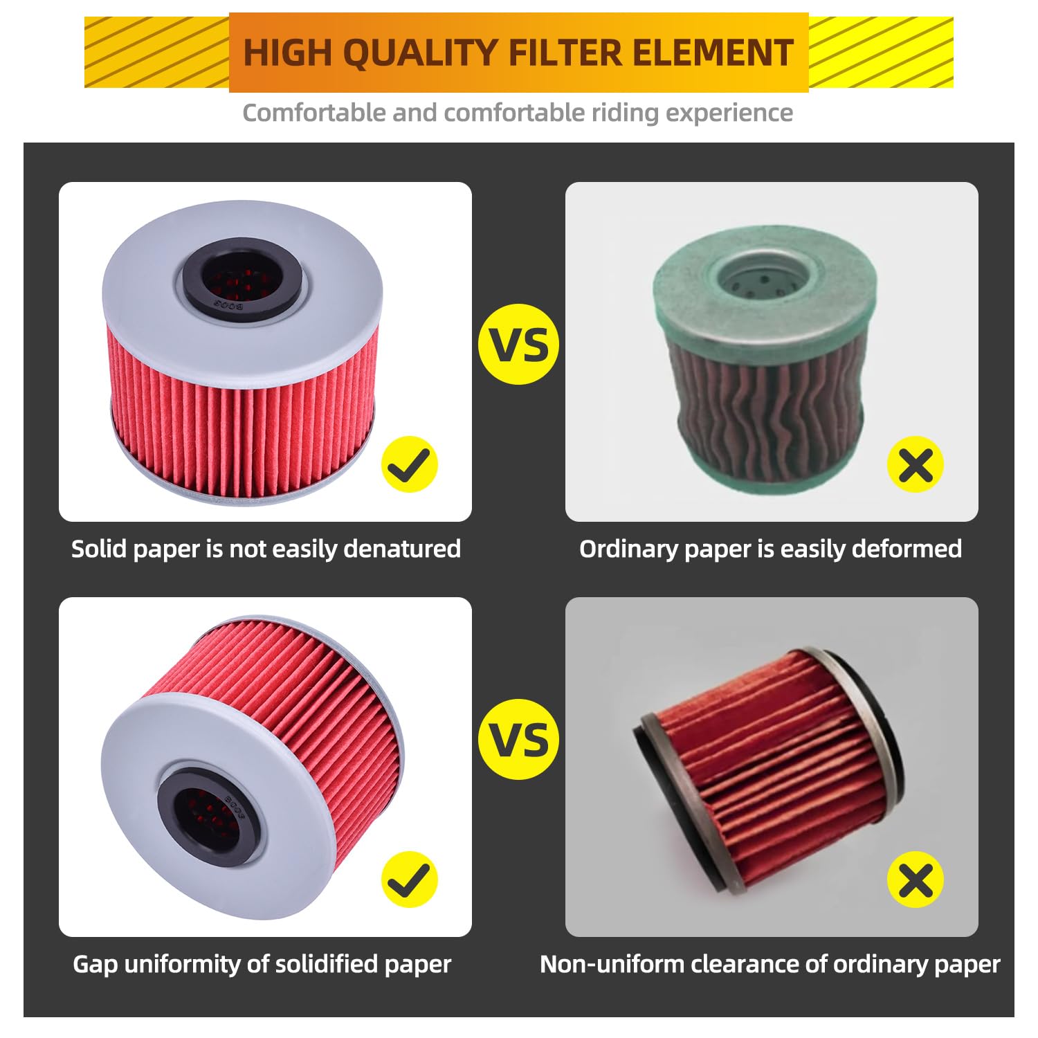 2007-2022 Honda Fourtrax Rancher TRX420 Oil Filter HF113 (3) Pack 2007-2022 Honda Fourtrax Rancher TRX420 Oil Filter HF113 (3) Pack