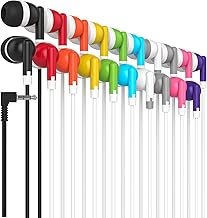 Maeline Bulk Earbuds 10 Pack Stereo Headphones Ideal for ...