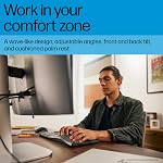 HP 680 Comfort Dual-Mode Keyboard, Microsoft Copilot, Adjustable, HP Unifying Dongle, 2.4G Bluetooth, Black, 8T6L8AA (2025)