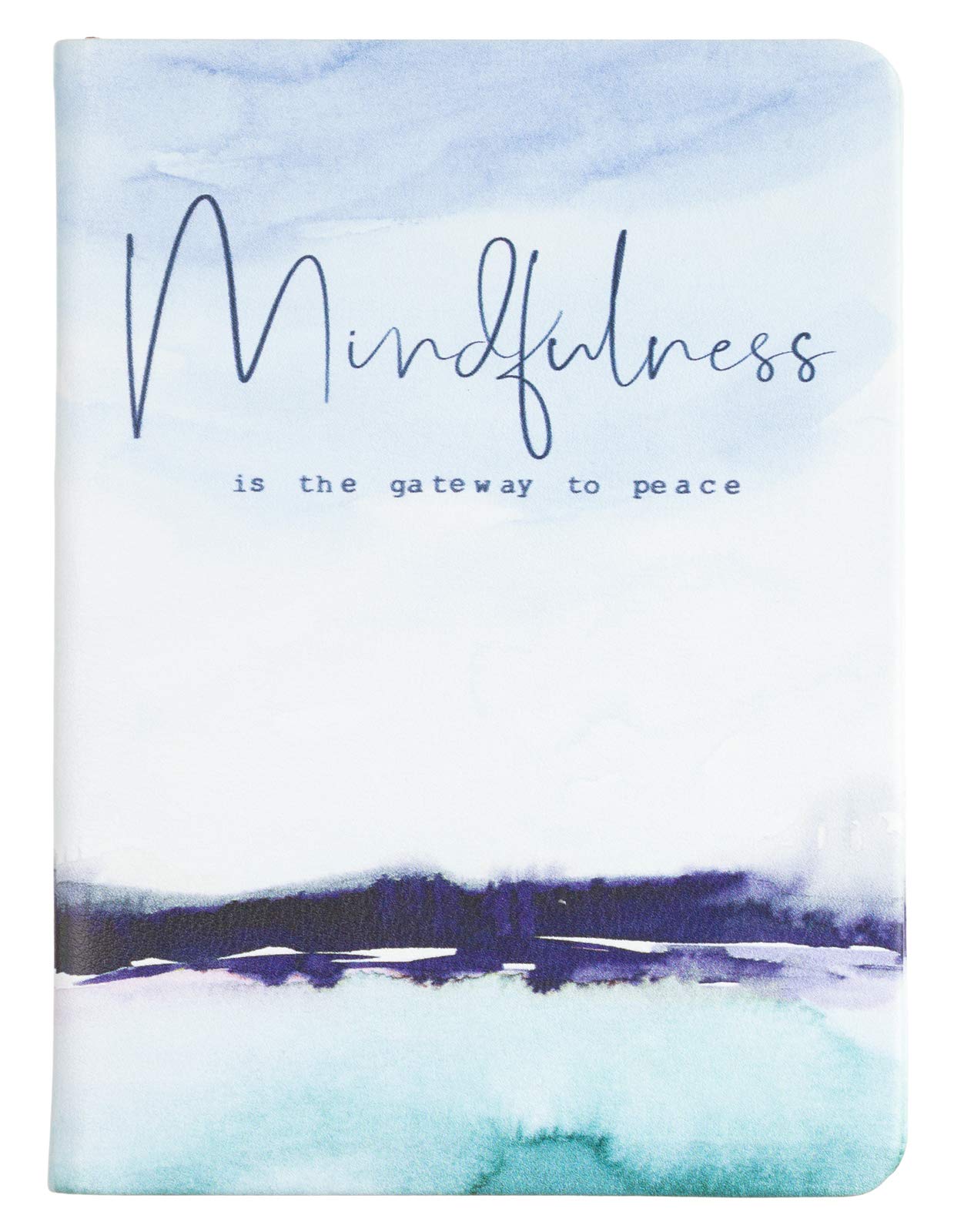 Eccolo Guided Mindfulness Journal with Prompts for Focus, Positivity, Relaxation, Gratitude and Morning & Night Check-Ins, Soft Cover Lined Notebook with 256 Pages, Ribbon Bookmark (5x7 inches) Notebook