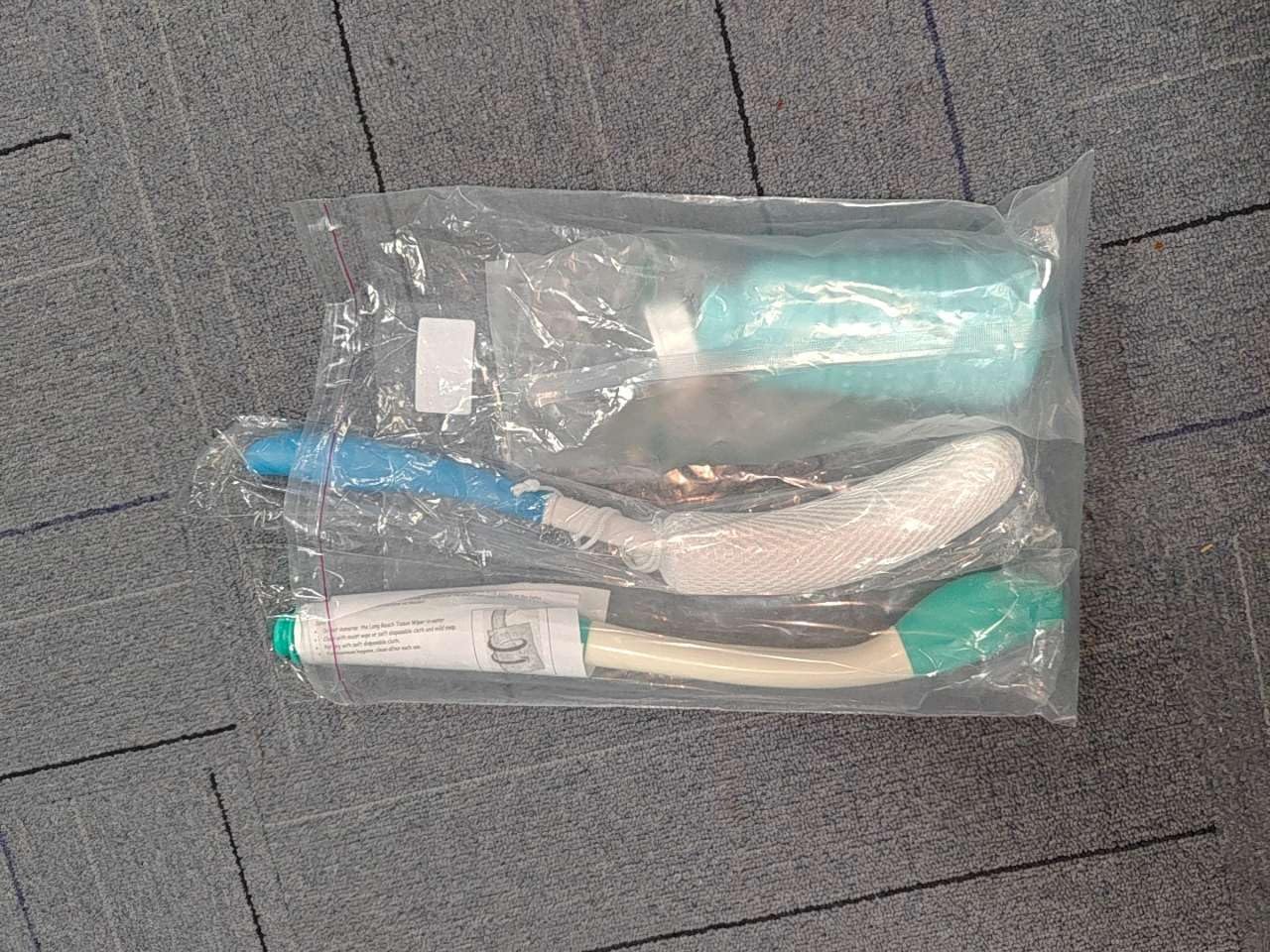 Zestaw pomocy toaletowej, pomoc w toalecie, do wycierania pośladków, pod prysznic, silikon + materiał ABS, pomoc dla seniorów na co dzień, pomoc po biodrach