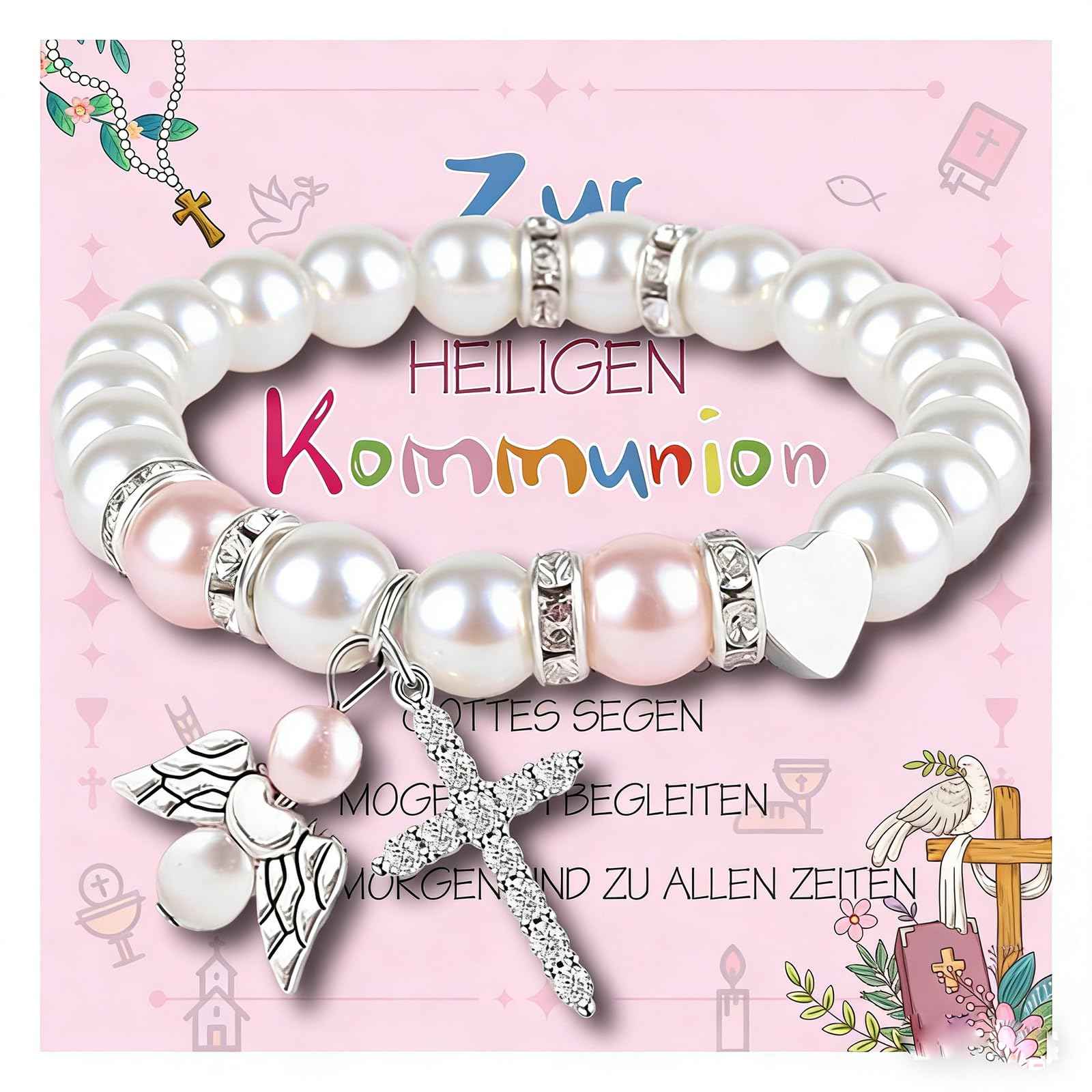 Bracciale Originale Con Croce Per Comunioni DISOK – Ricordo Unico E Significativo Per Bambini