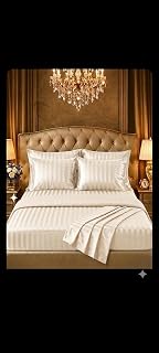DELUXE PAMUK SATEN LASTİKLİ ÇARŞAF (Bej, Tek Kişil