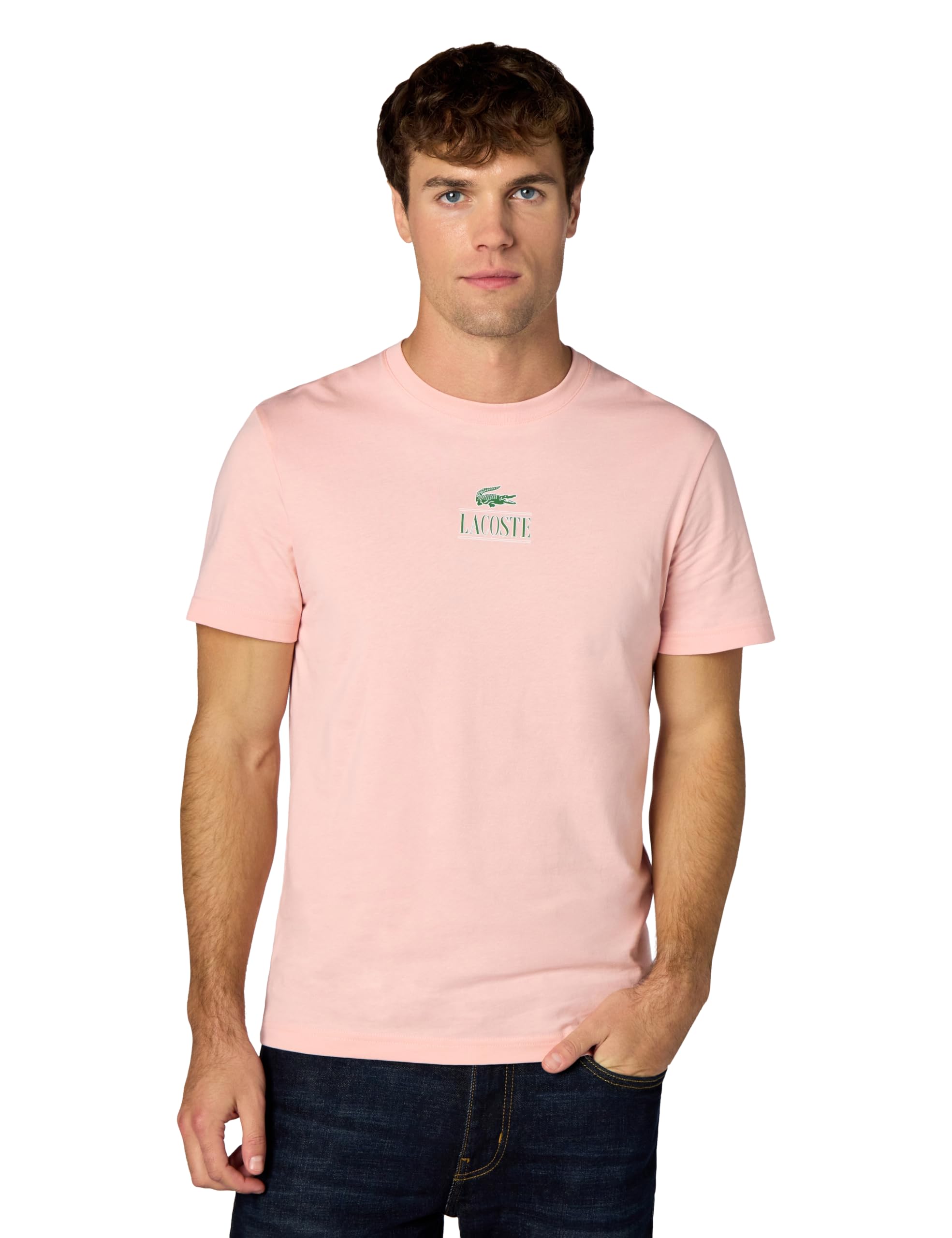 

                                                    Lacoste Men's Heavy Cotton T-Shirt, Waterlily, X-L