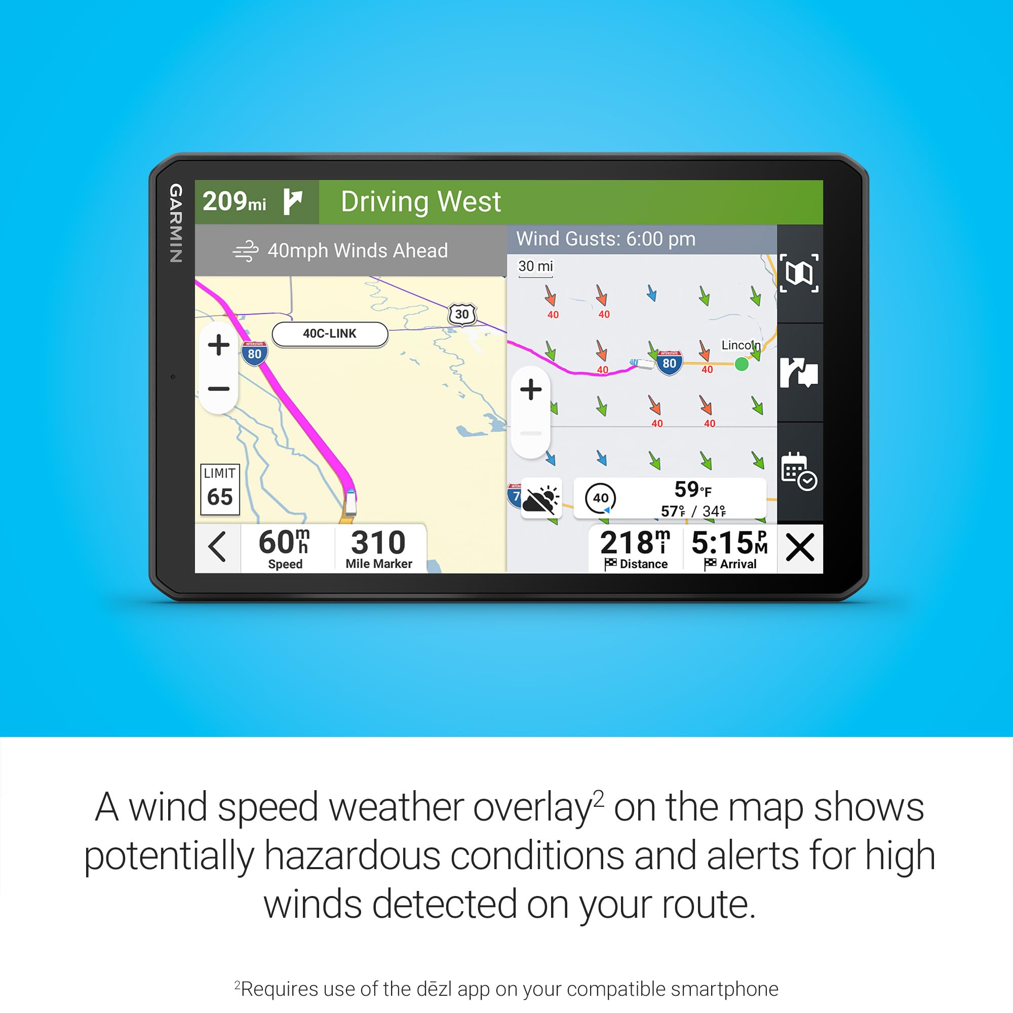 Amazon.com: Garmin dēzl™ OTR820, Large High-Res 8” GPS Truck