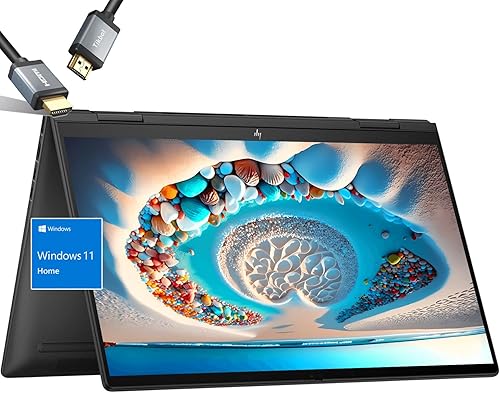 HP Envy x360 - Pantalla táctil para laptop 2023-15.6 pulgadas FHD - AMD Ryzen5 7530U - Windows 11 - Teclado retroiluminado - Wi-Fi 6E - USB C -