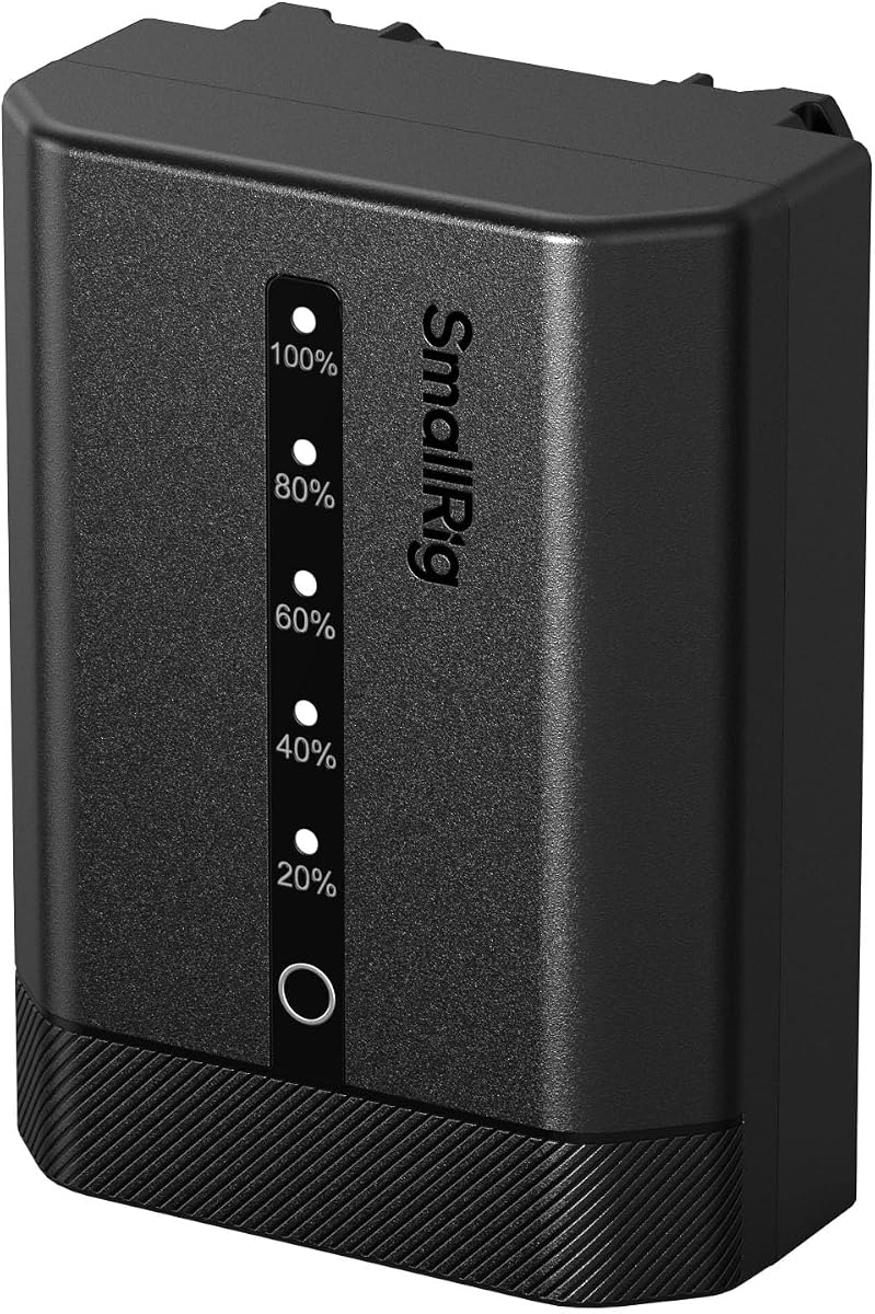 Batería para cámara NP-FZ100 para Sony, 2520 mAh USB-C con indicador LED | Carga rápida de 2,5 H, totalmente decodificada para Sony Alpha A7V A7III A7IV A6700 A6600 FX3 FX30 A9 A7CII A7RIII ZV-E1 ZV-E10II