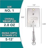 Vista 3 de Clarkspoon Cepilladora de pesca - Varios tamaños - Tamaño de diseño arriostrado 1-5-12