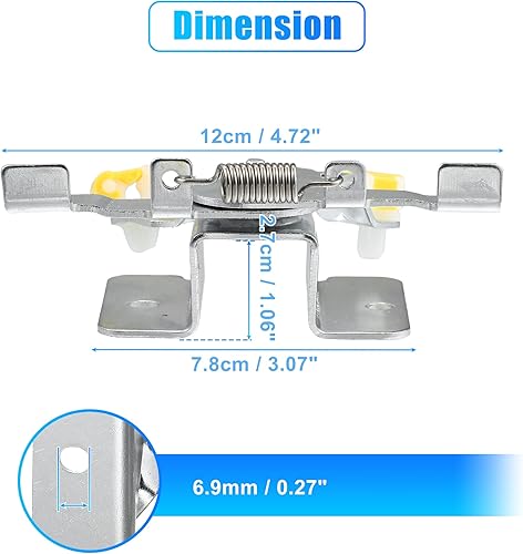 Miniatura 7 de X AUTOHAUX Controlador de bloqueo de pestillo de control de puerta trasera para Ford F150 F250 F350 F Super Duty para Ranger trasero trasero