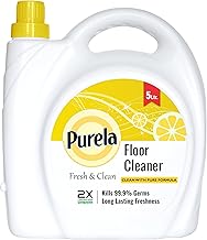 Purela ProClean 5L Floor Cleaner Concentrate | Kills 99.9% Germs | Hard Water Safe | Quick Dry & Streak-Free | Lemon Zest/Rose | Bulk Refill