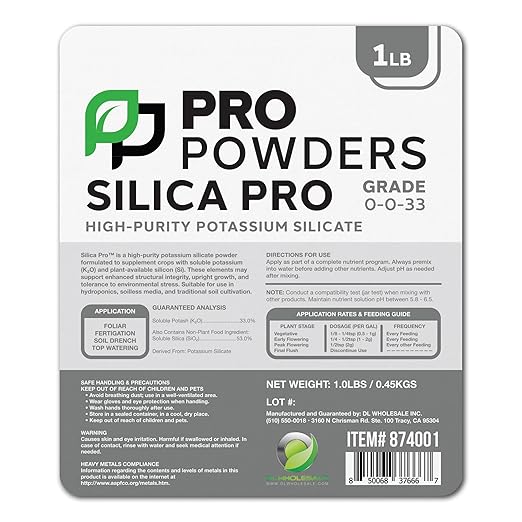 Silica Pro Polvo de Silicato de Potasio 1LB - Fortalece Plantas miniatura 9