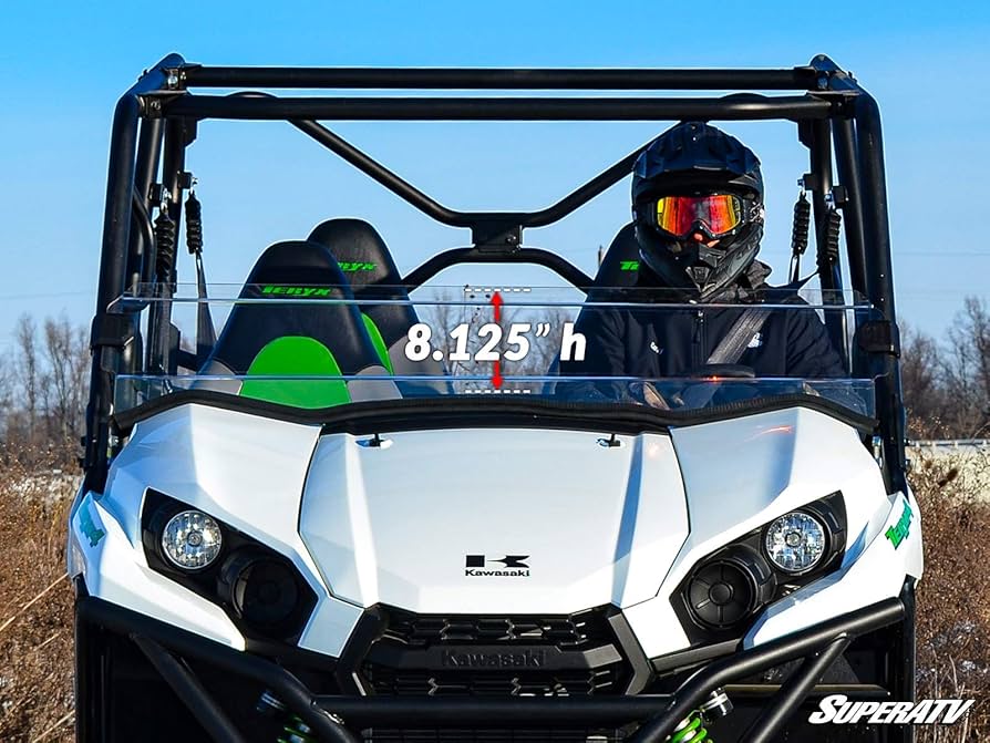 Windページです Amazon.com: SuperATV Half Windshield Compatible With