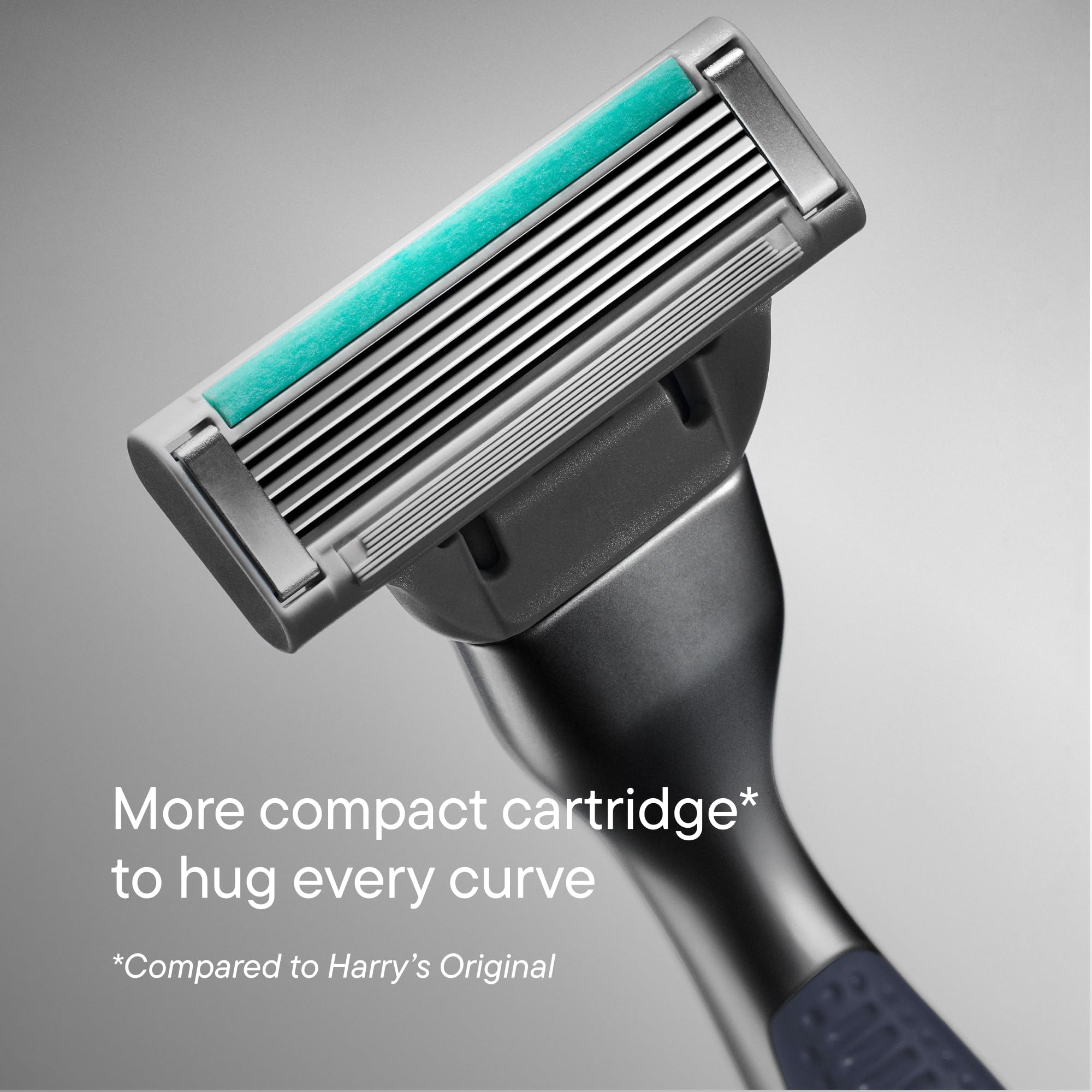 Harry's Plus - Cartucce di ricambio per lamette di rasoio, confezione da 10, 5 lame con rifinitore di precisione, compatibili con rasoi Harry's Plus da uomo