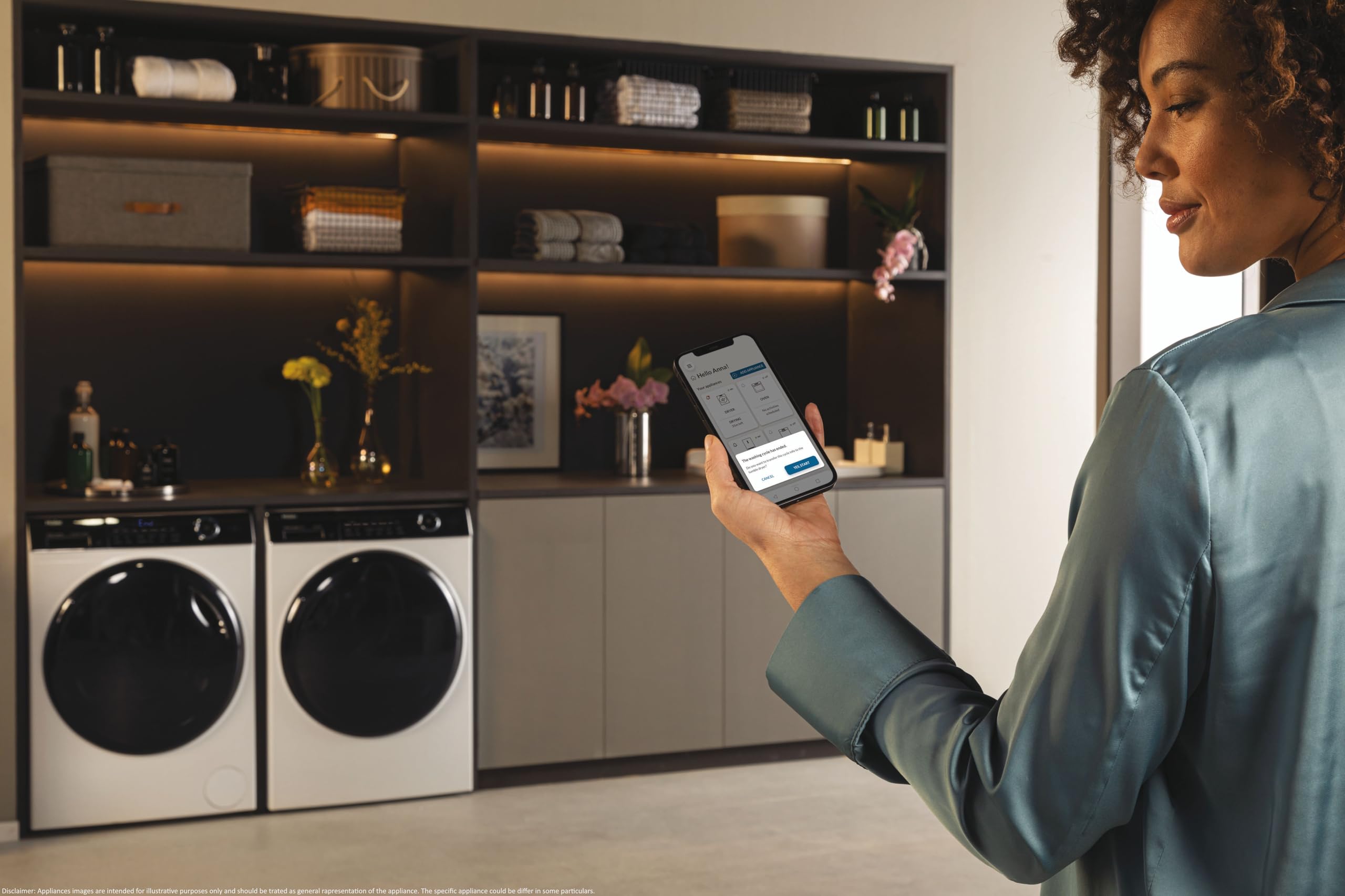 Haier I-Pro Serie 5 Asciugatrice 8Kg, Libera Installazione, Carica Frontale, Classe C, Motore Inverter, ABT, I-Time, Partenza Programmabile, Vapore, AxLxP 84,5x59,5x67,5 Bianca - HD80-A3959-S