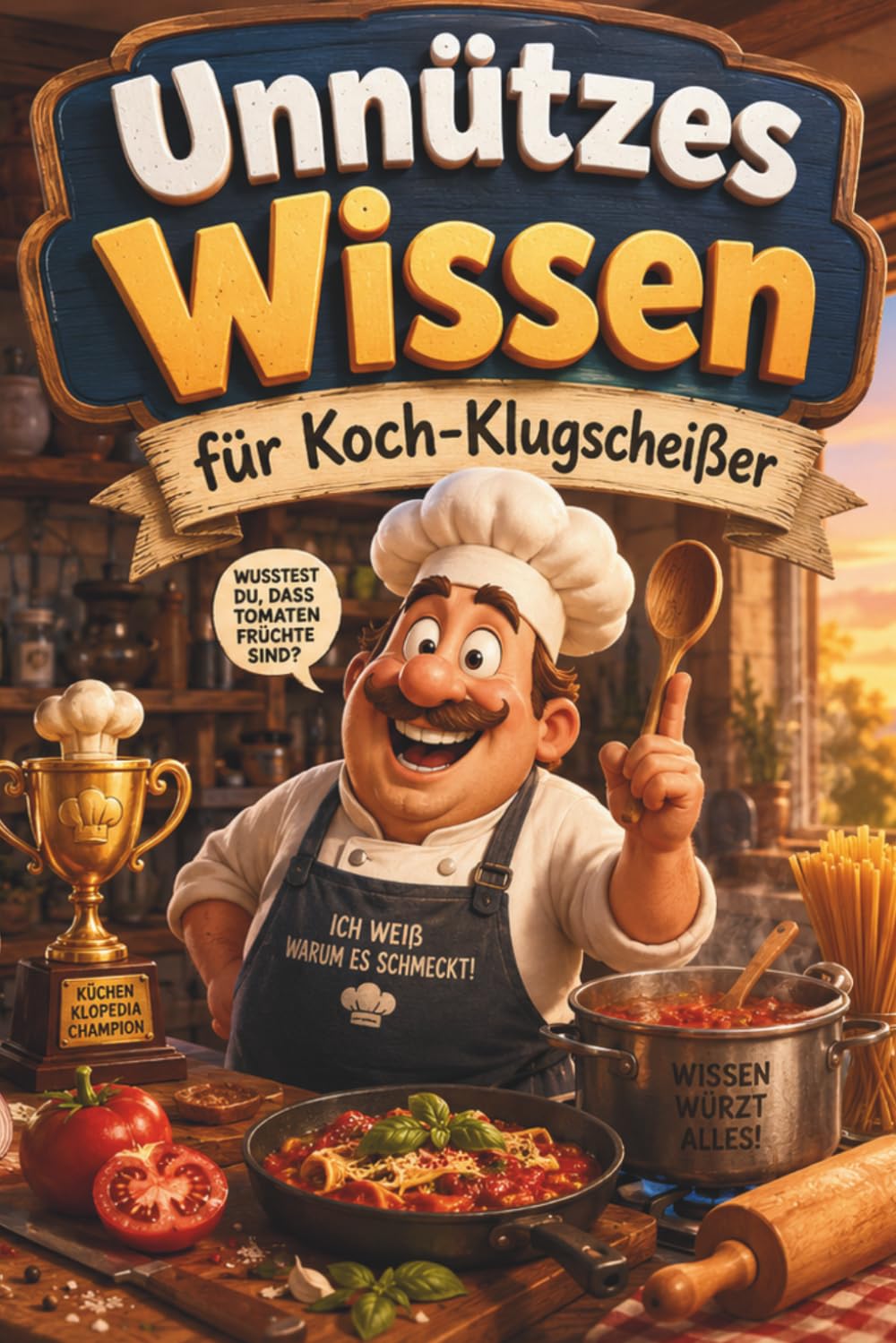 Unnützes Wissen für Koch-Klugscheißer: Kuriose & witzige Fakten als Geschenk für Köche