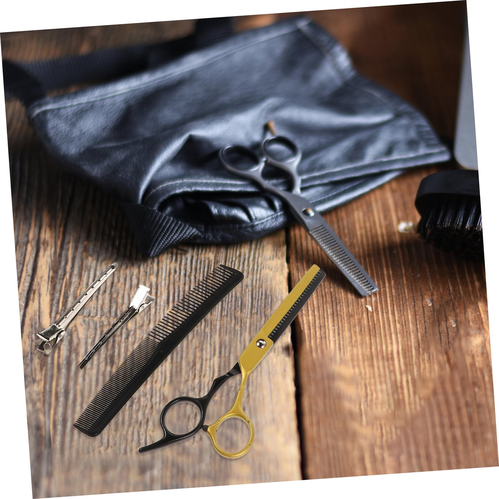 Beaupretty 10pezzi Forbici Per Parrucchieri Professionali Con Sacchetto Di Stoccaggio Kit Completo Per Taglio e Sfoltitura Manico Ergonomico Adatto Per Uso Domestico e Salone