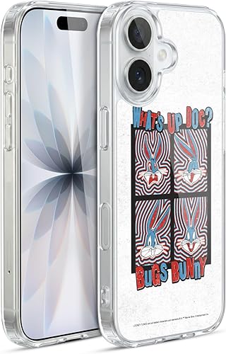 Miniatura 42 de Head Case Designs Funda de gel suave con licencia oficial de Looney Tunes Retro Bugs Bunny compatible con Apple iPhone 11 Pro Max Retro,Blanco y