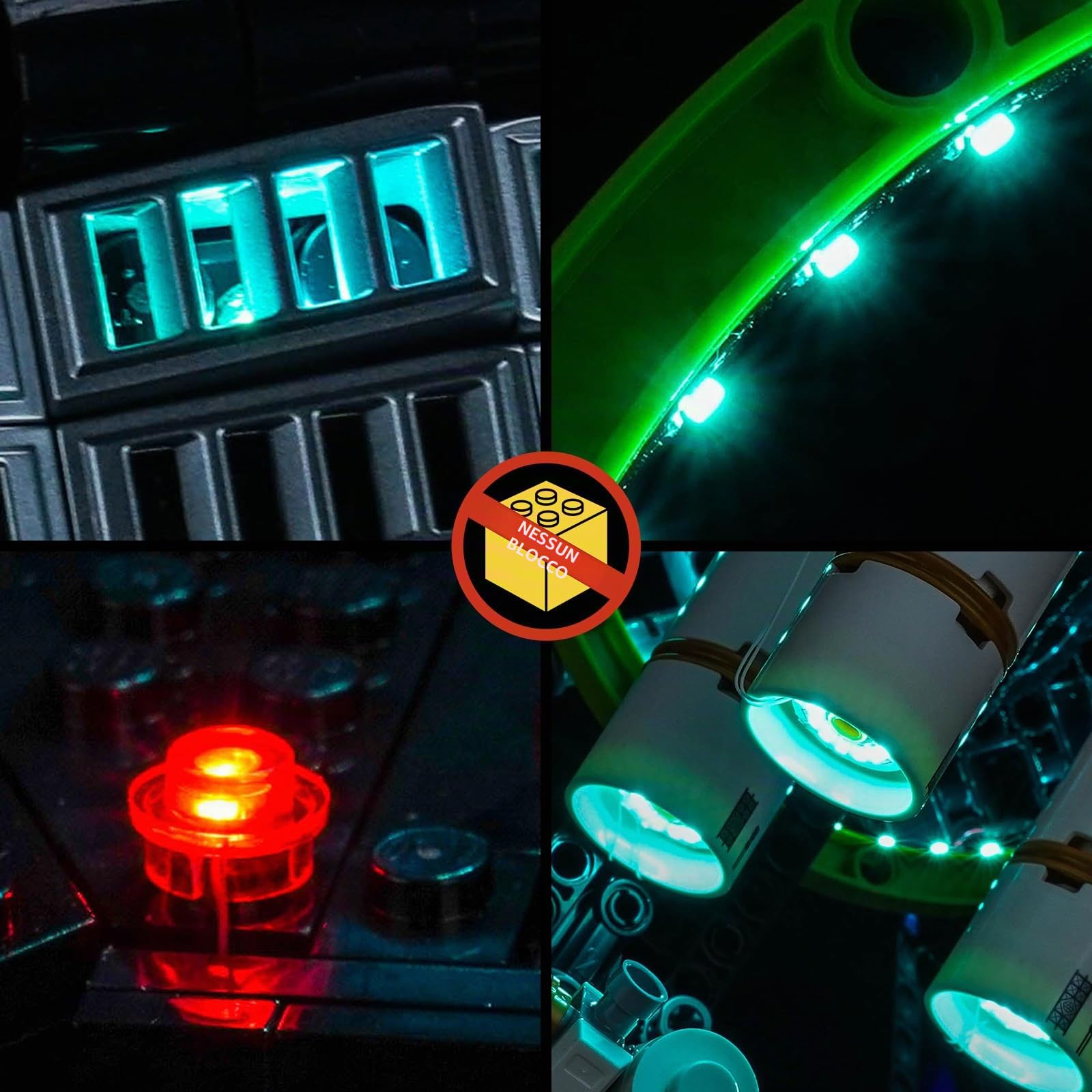 Kit di luci con telecomando compatibile con Lego Project Hail Mary 11389 (non modello), set di illuminazione a LED compatibile con Lego 11389 Project Hail Mary Building Blocks Model