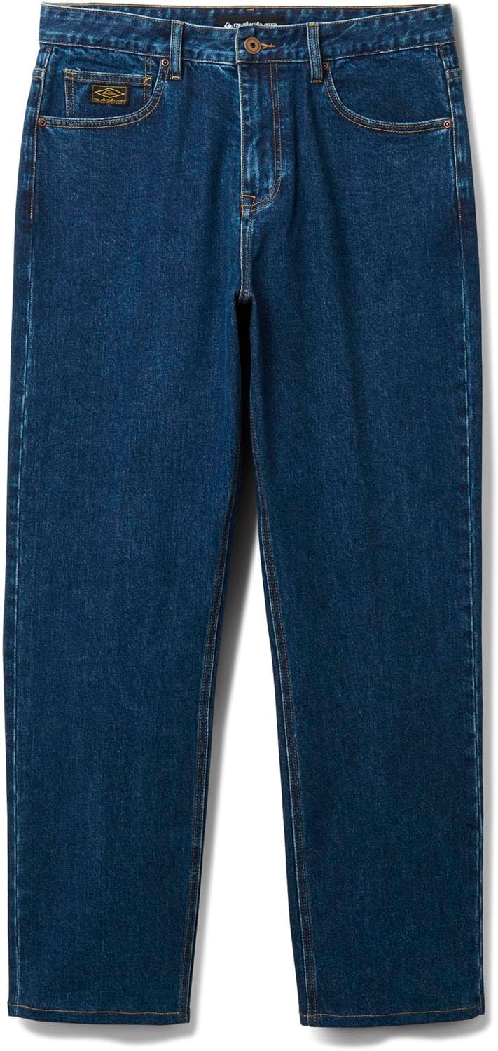 Quiksilver - Mens Aqua Cult 5 Pocket Jeans, Color Dark Indigo, Size: 32