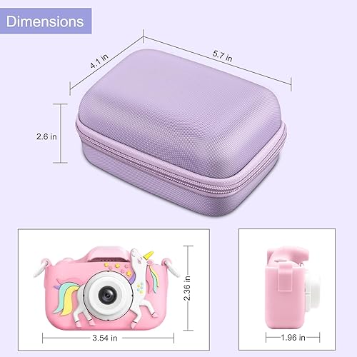 Miniatura 3 de Fintie Funda para cámara infantil compatible con SecktonGKTZWOWGOOMZERSuncityAgoigoOurlife RindolUnicorn Toys cámara digital y cámara de video bolsa