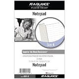 AT-A-GLANCE Day Runner Lined NotePad Pages, 87275 DAY-TIMER, Refill, Loose-Leaf, Undated, for Planner, 5-1/2" x 8-1/2", Size 4, 32 Sheets/Pack (031-3) – view 2