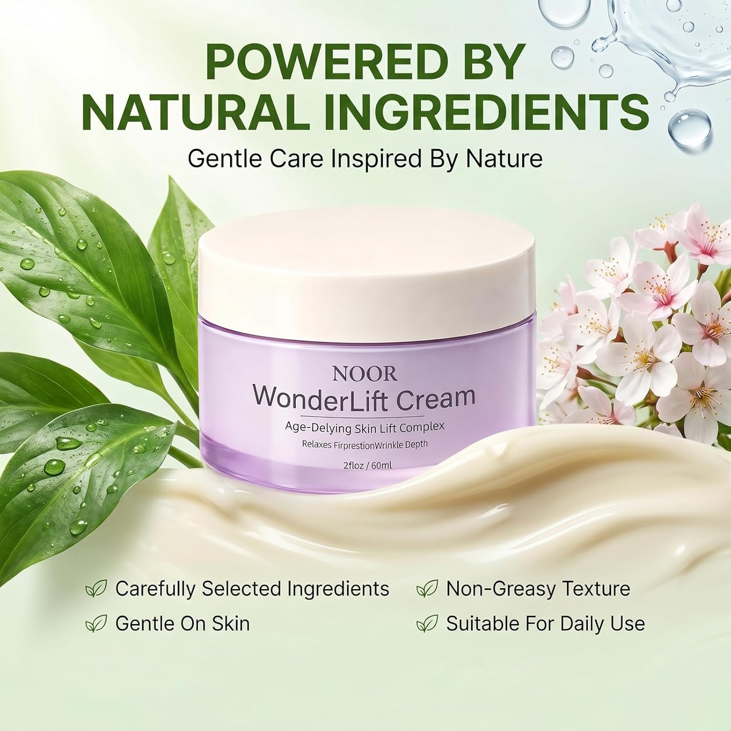 Cream for Women, Advanced Anti-Wrinkle Firming Cream with Natural Anti-Aging Ingredients for All Skin Types, Significantly Less Wrinkles in as Little as a Few Days (1Pc)