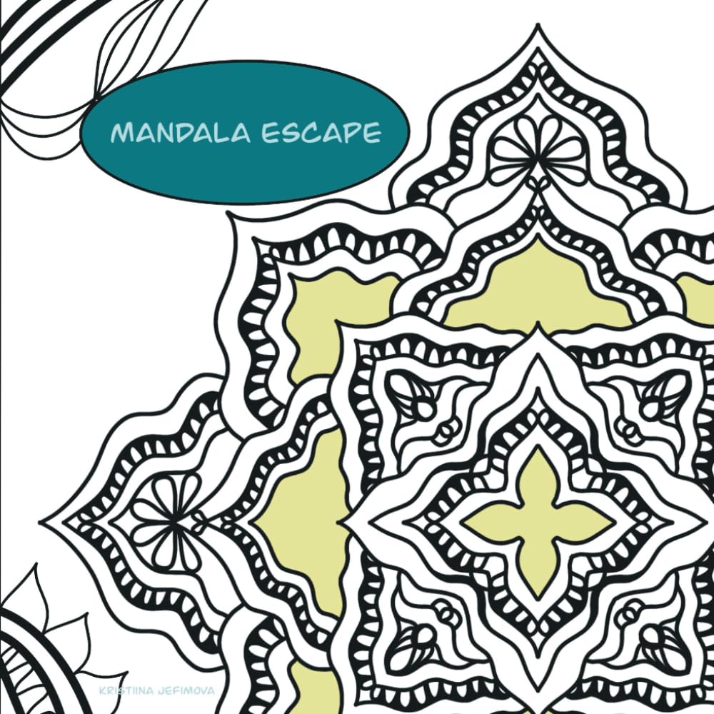 Mandala Escape: 10 Hand-Drawn Intricate Mandalas with Blank Pages for Coloring, Sketching, Doodling, Journaling, and Mindful Creativity on the Go (Mini Mandala Colouring Books)