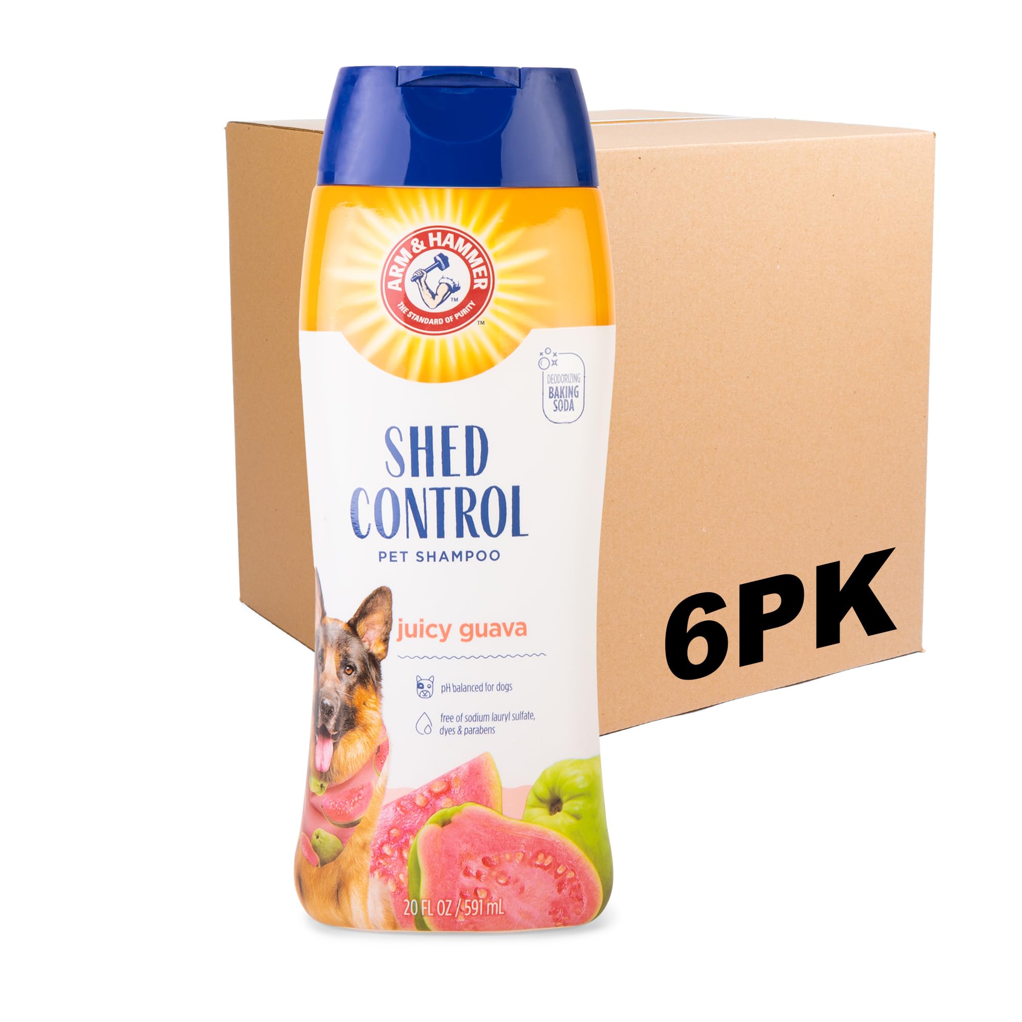 Arm and Hammer Shed Control Dog Shampoo Juicy Guava Scent