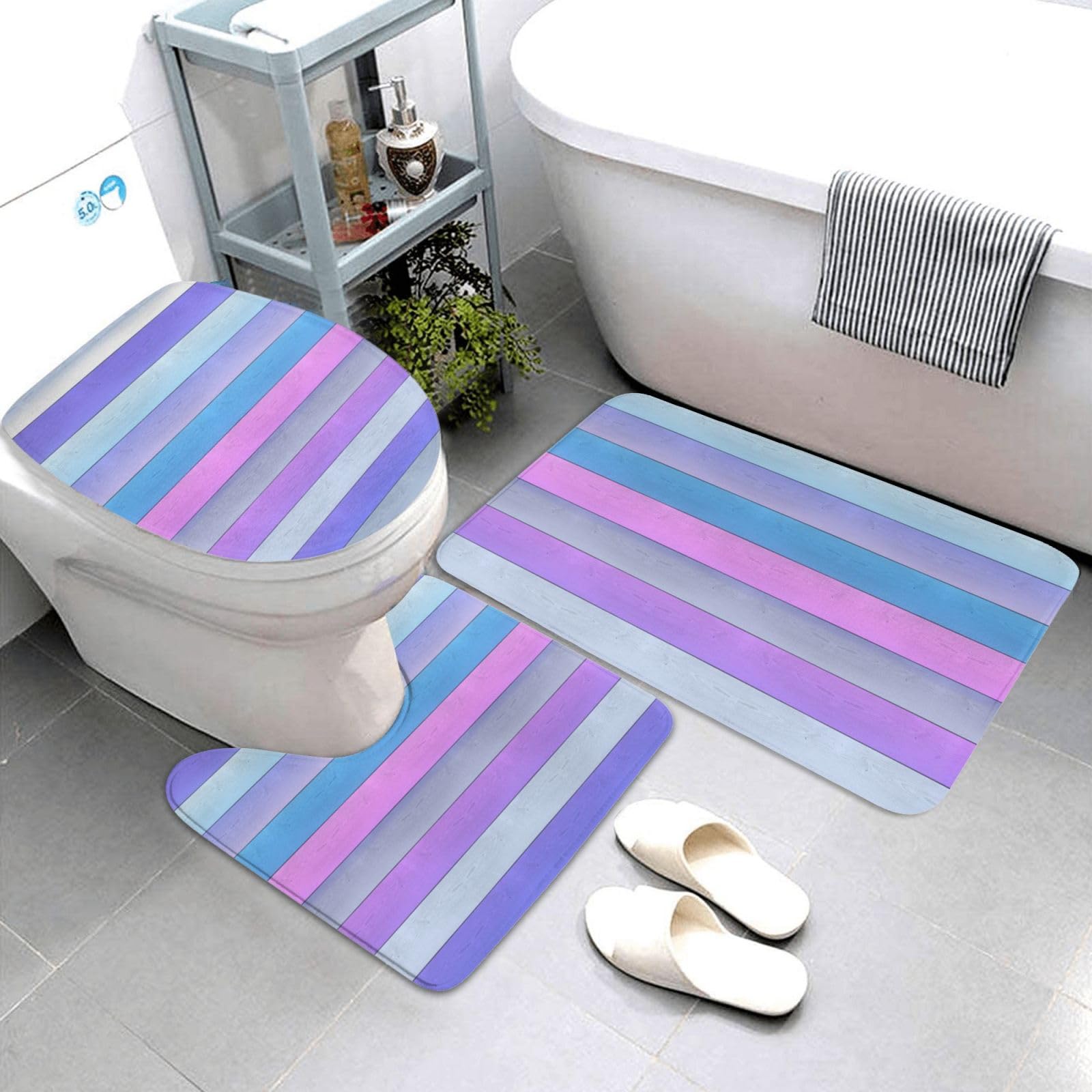 Tapis de salle de bain antidérapant pour éviter les glissades sur sol humide