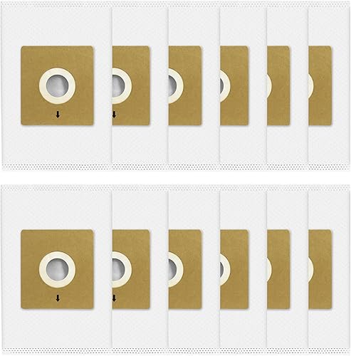 Paquete de 12 bolsas de vacío NEN170 compatibles con aspiradora Eureka NEN170, reemplazo de bolsas de polvo de microfiltración especializadas