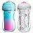 Chicco Double-Wall Insulated Sippy Cup with Bite-Proof Rim Spout and Spill-Free Lid 9oz. | Top-Rack Dishwasher Safe | Easy to Hold Ergonomic Indents | Teal/Pink/Floral, 2pk | 12+ months