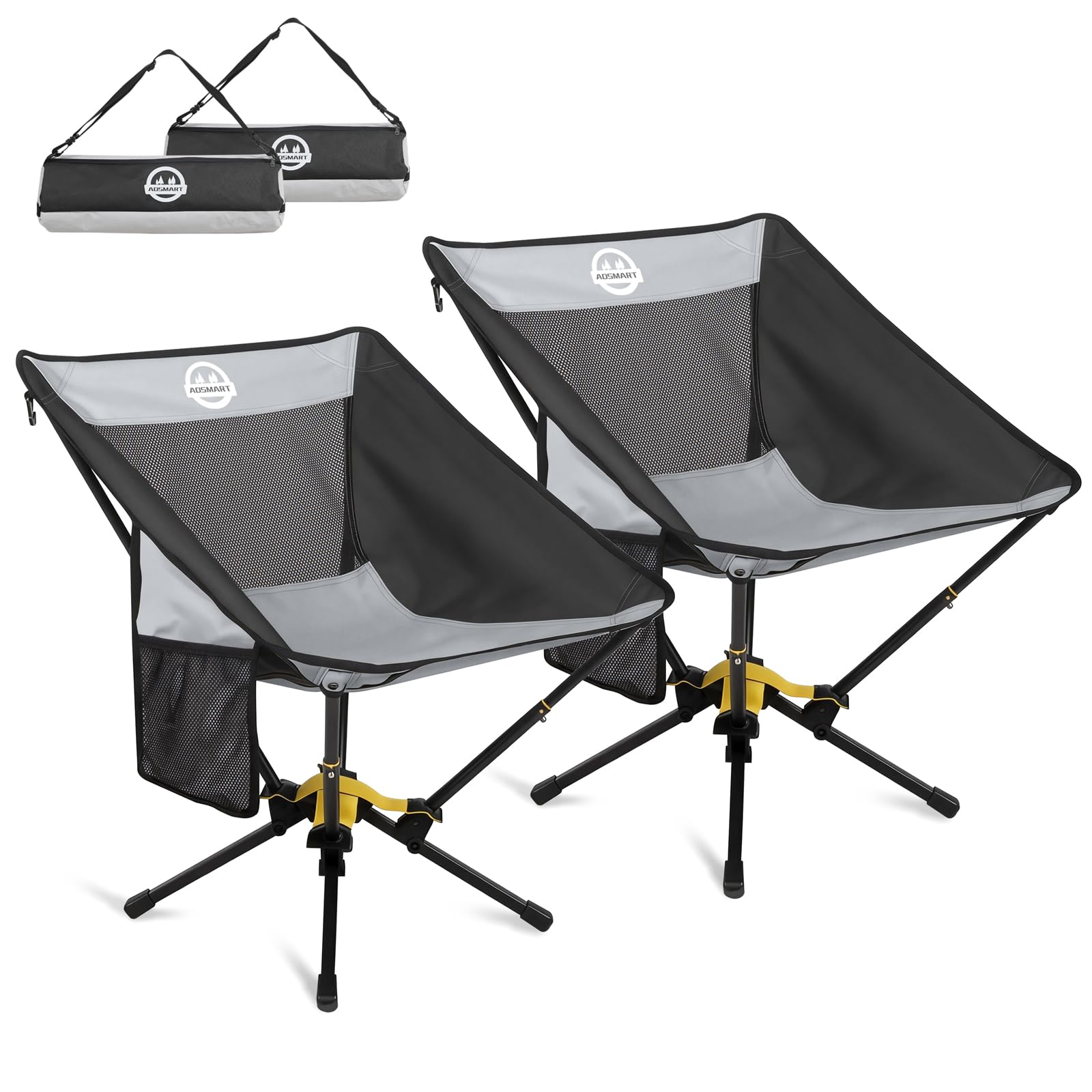 Photo 1 of ADSMART Portable Camping Chair Lightweight Folding Chair for Camping - Outdoor Chair Supports 225 Lbs - Camp Chair Outdoor Adventures
