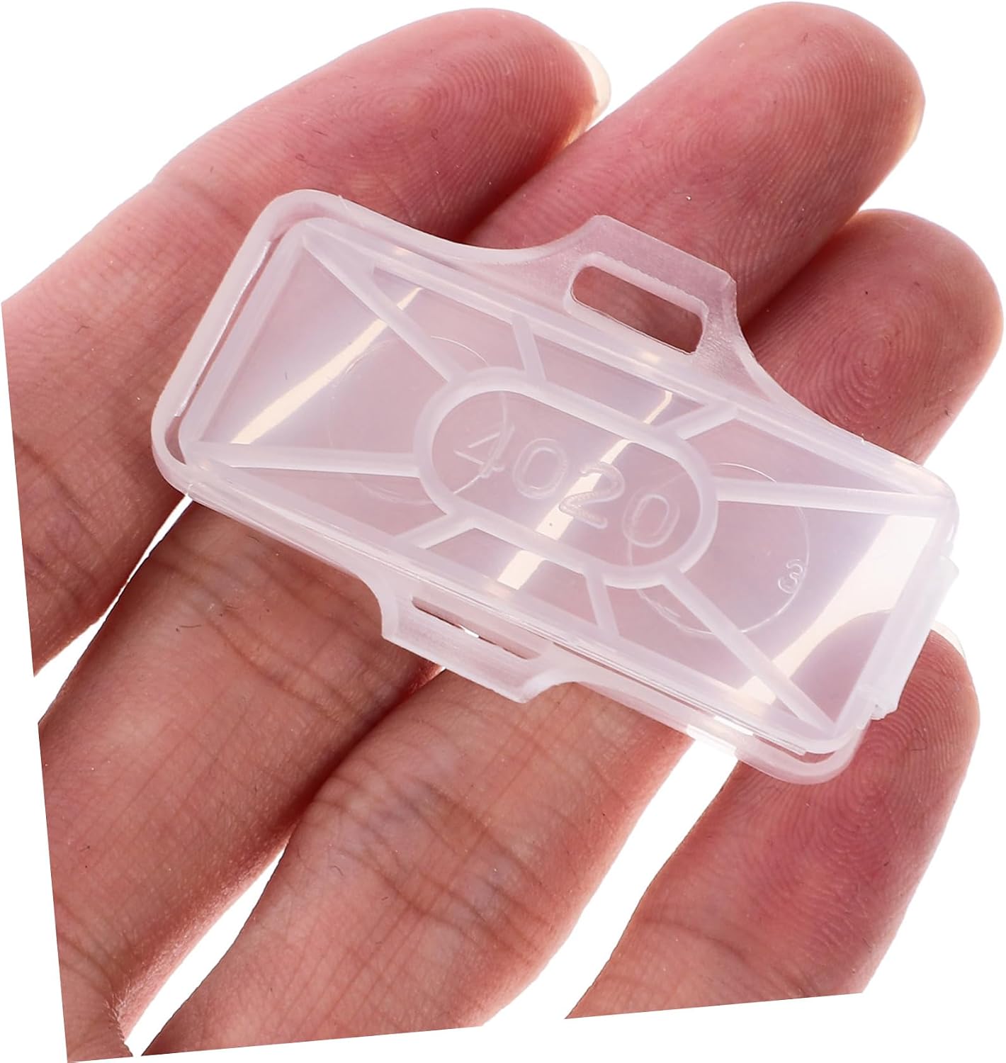 100pcs Cable Labels Identification Case White Plastic Holder