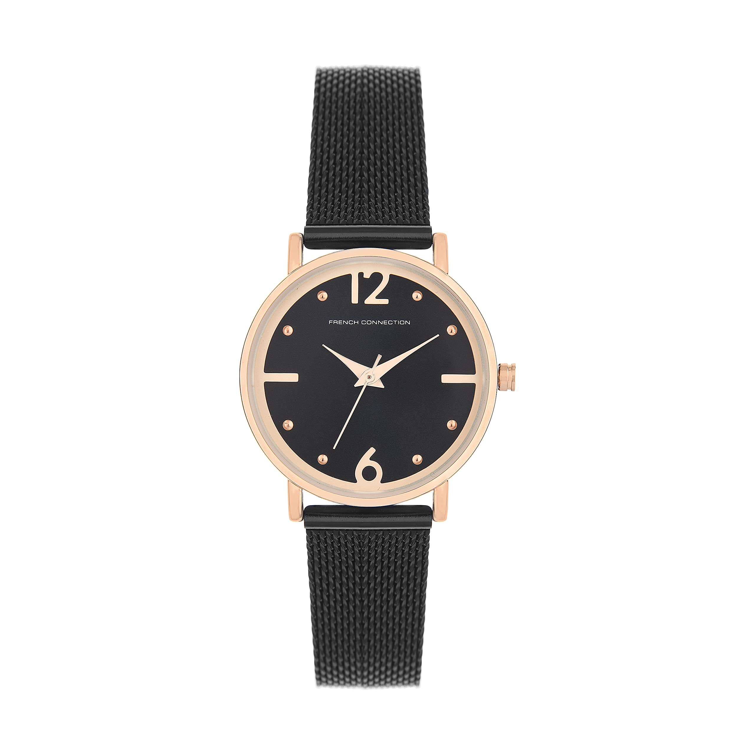 French Connection Analog Black Dial Womens Watch-FCN0006F-R (B0953D69WQ) Amazon Price History, Amazon Price Tracker