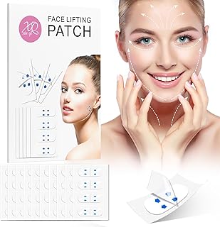 Face Lift Tape, Face Lift Tape Invisible, Face Tape Lifting Invisible, Face Tape Instantly Lifts Sagging Skin Around The Face, Hides The Double Chin and Creates A v-Shaped Face 60PCS