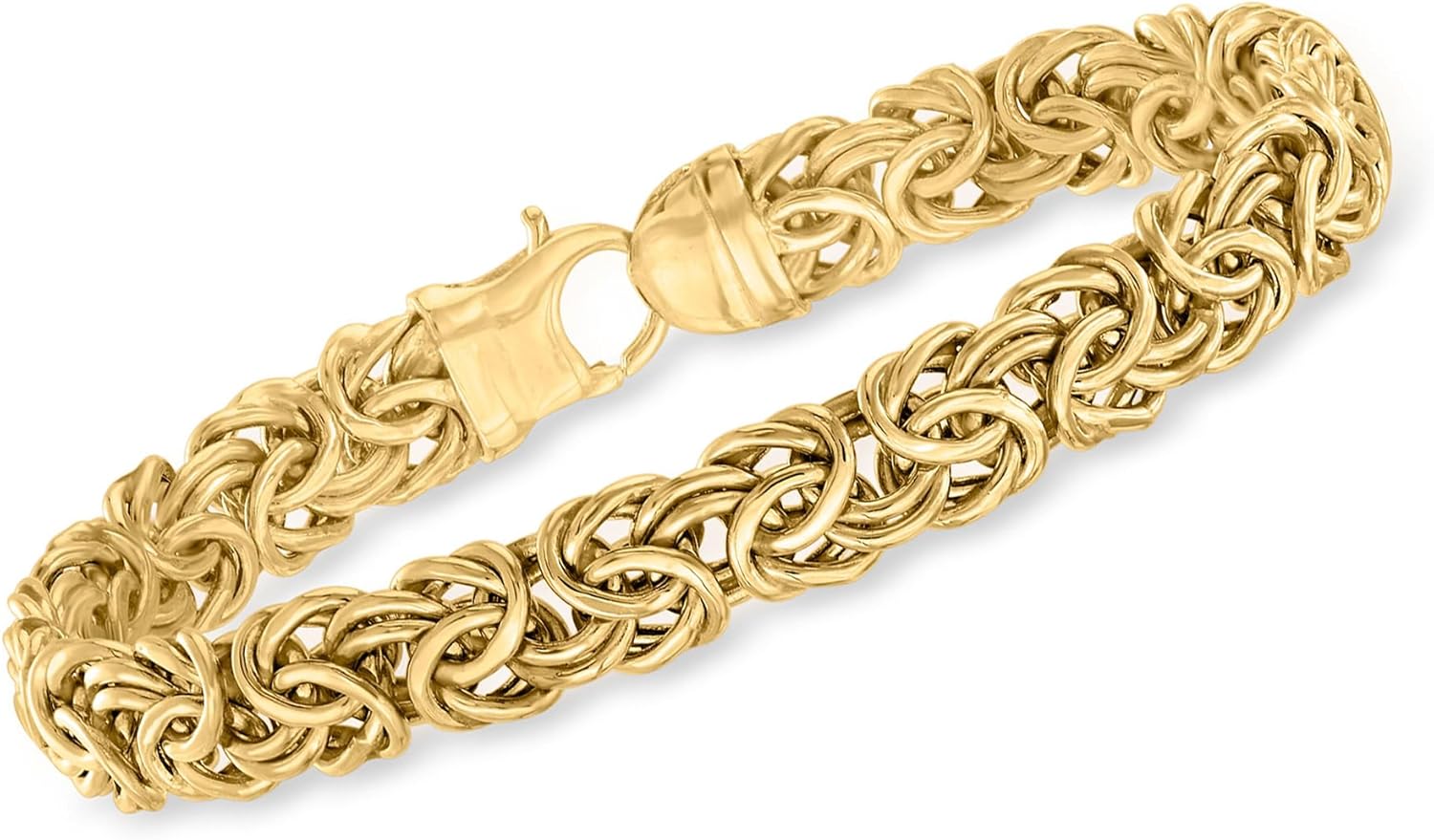 Ross-Simons 10kt Yellow Gold Byzantine Bracelet