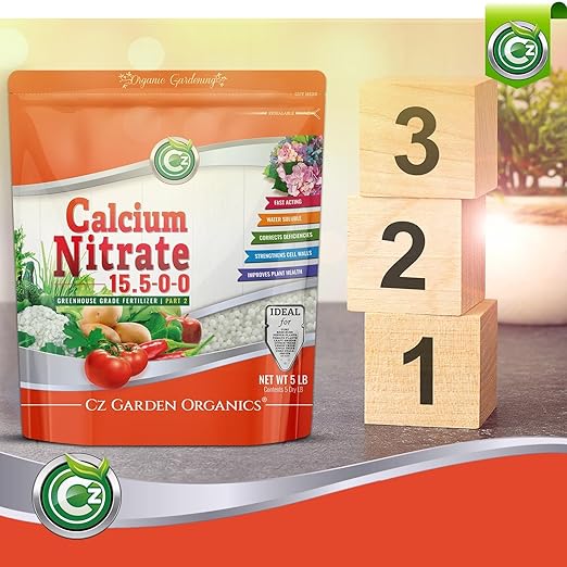 Nitrato de Calcio 15.5-0-0 Fertilizante - 18LB - Grado Invernadero miniatura 6