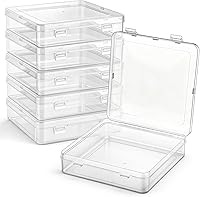 Vista 13 de 6 Piezas Mini Cajas de Almacenamiento de Cuentas Transparentes de Plástico para Coleccionar Artículos Pequeños, Cuentas, Joyas, Tarjetas de Visita