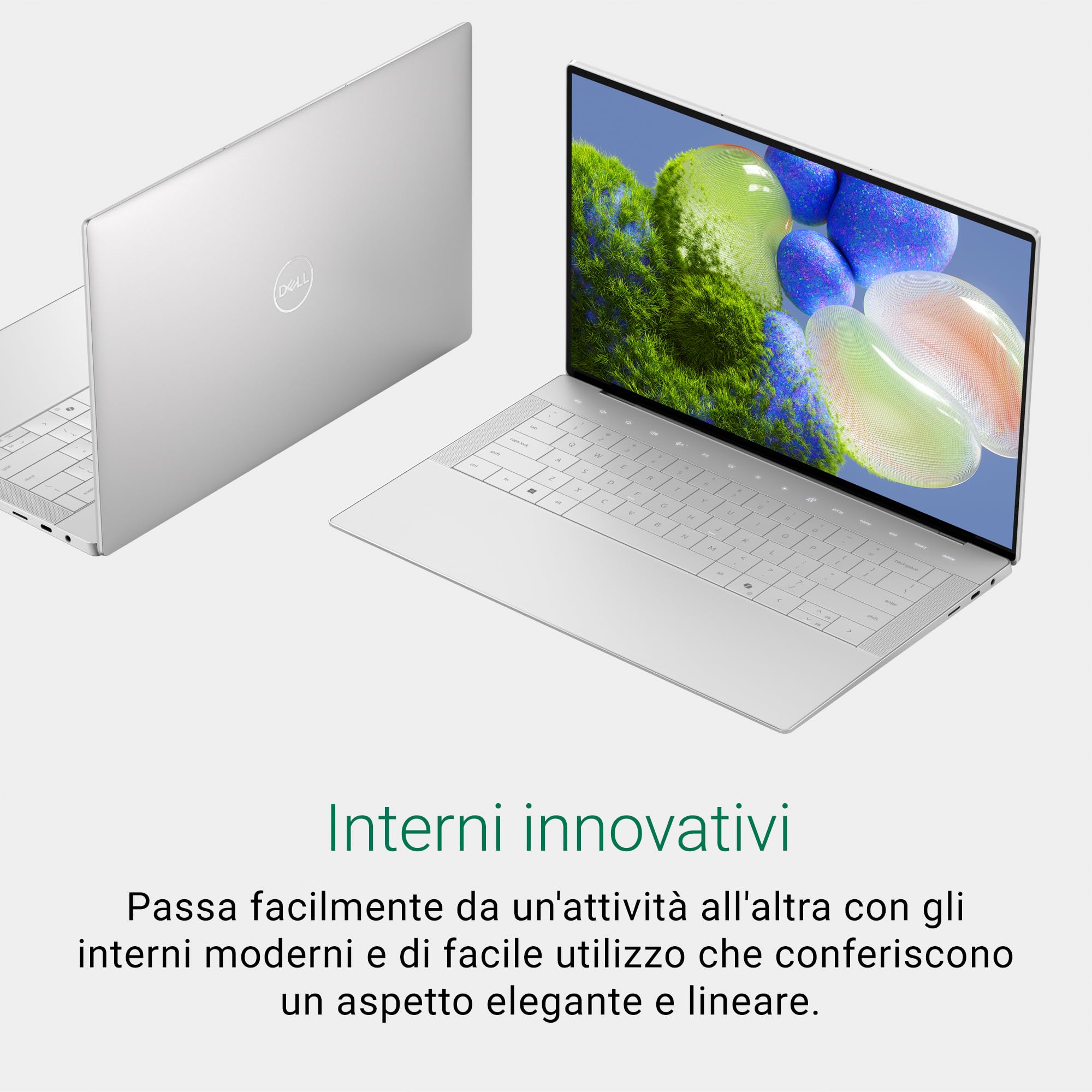 Dell XPS 14 (9440) Notebook 14,5'' FHD+ Intel Core Ultra 7 Series 1 Intel Evo edition, 16GB RAM, 512GB SSD, Intel Arc, Windows 11 Home, Tastiera retroilluminata Italiana - Platino