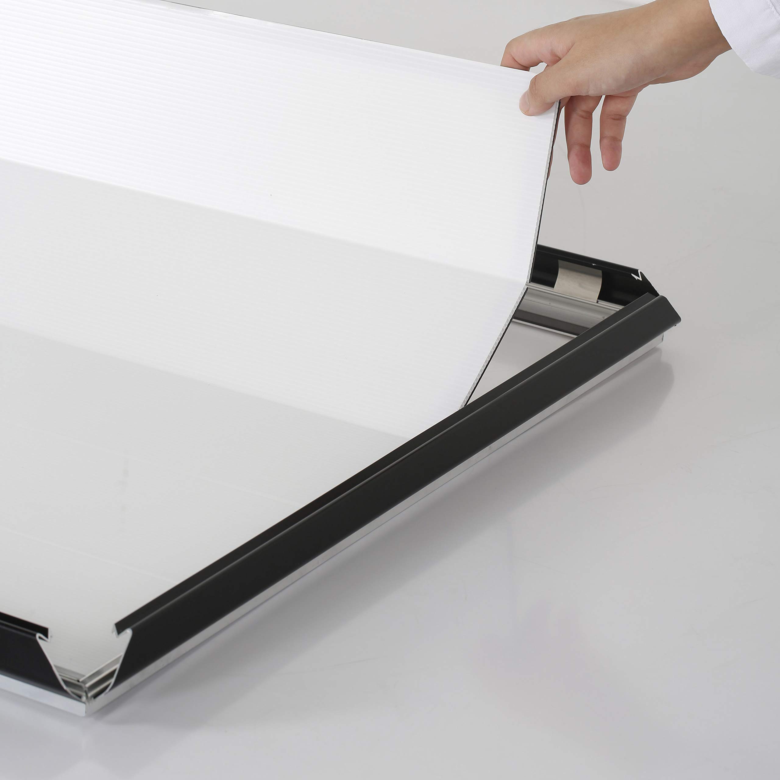 Buy M&T Displays Portable Snap Poster Frame 40x60 Inch Black 1.25