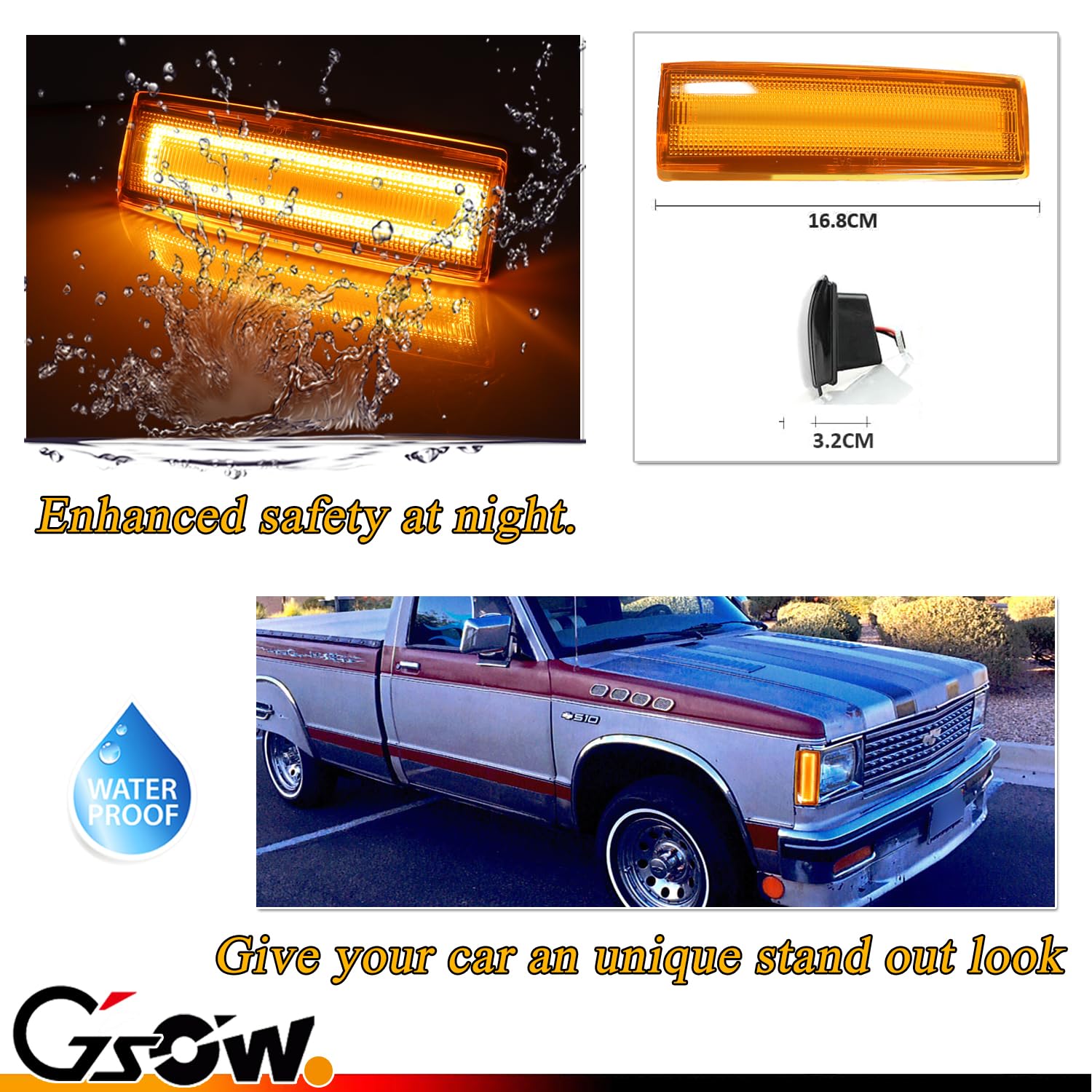 2X Ice Blue LED Rear License Plate Light For Blazer S10 Pickup - Foto 2